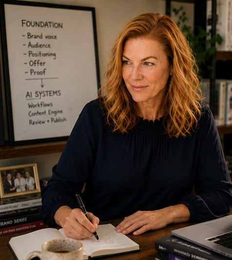 Lisa Byrnes at work